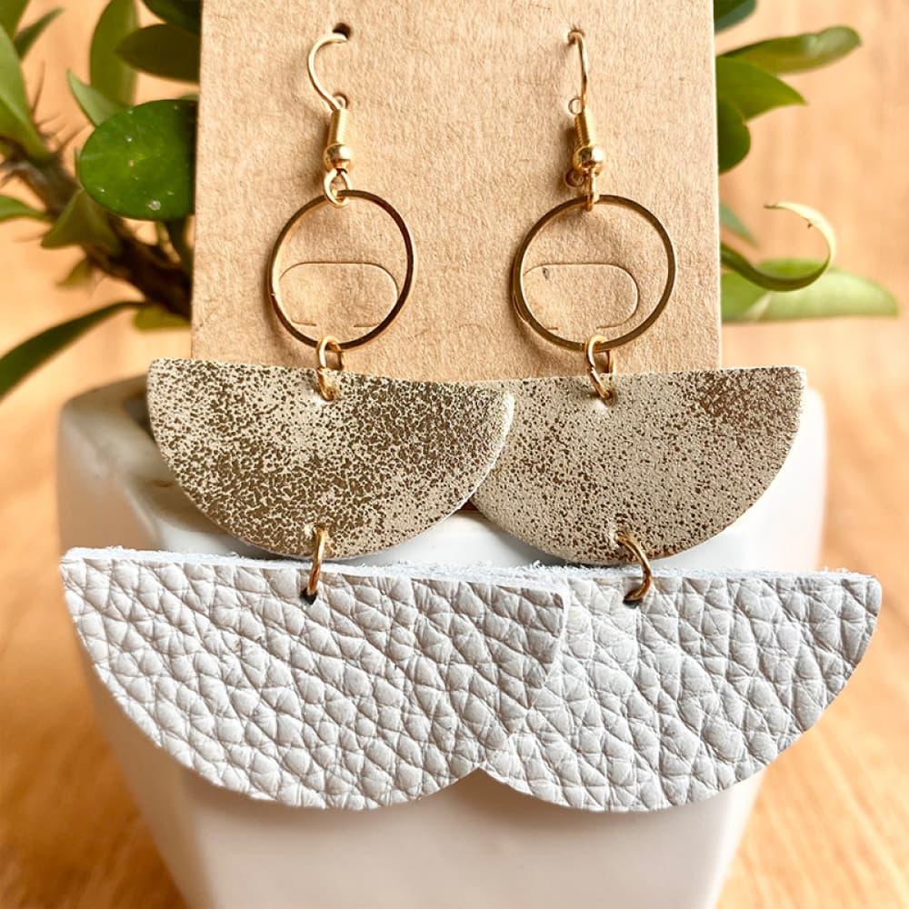 Geometrical Shape Dangle Earrings Carauana Store