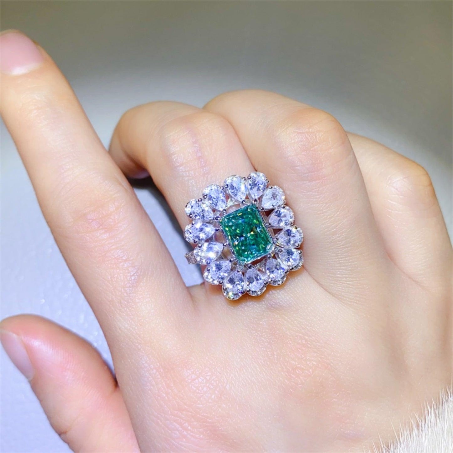 3 Carat Moissanite 925 Sterling Silver Ring Carauana Store