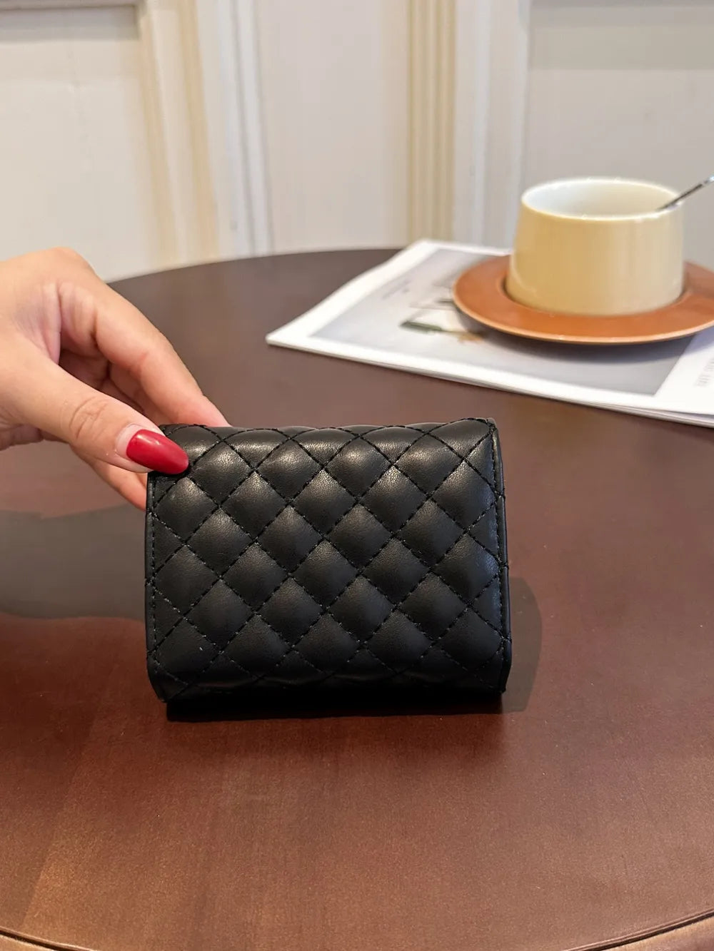 PU Leather Solid Color Wallet Carauana Store