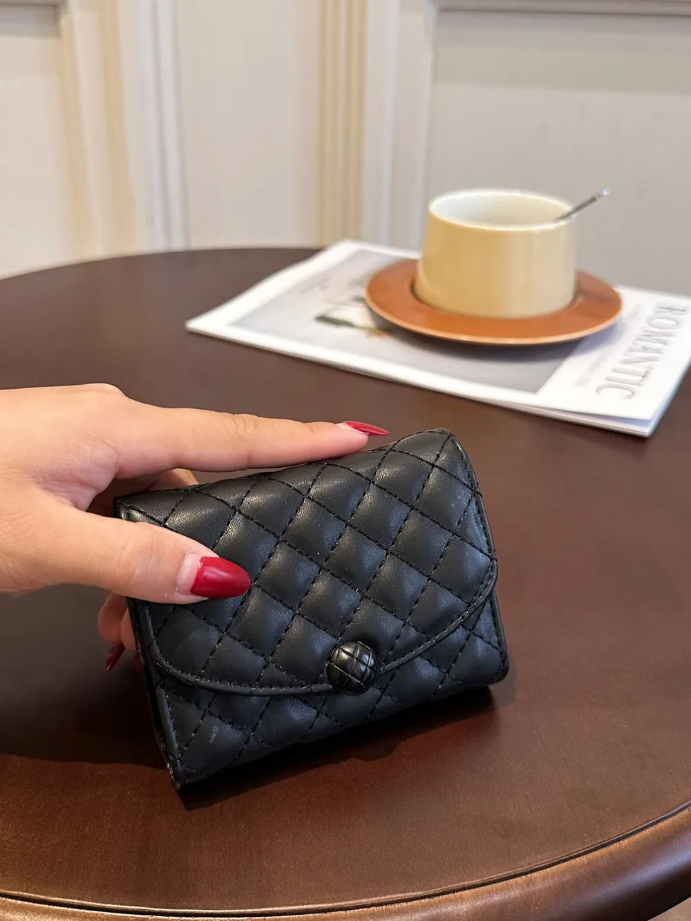 PU Leather Solid Color Wallet Carauana Store