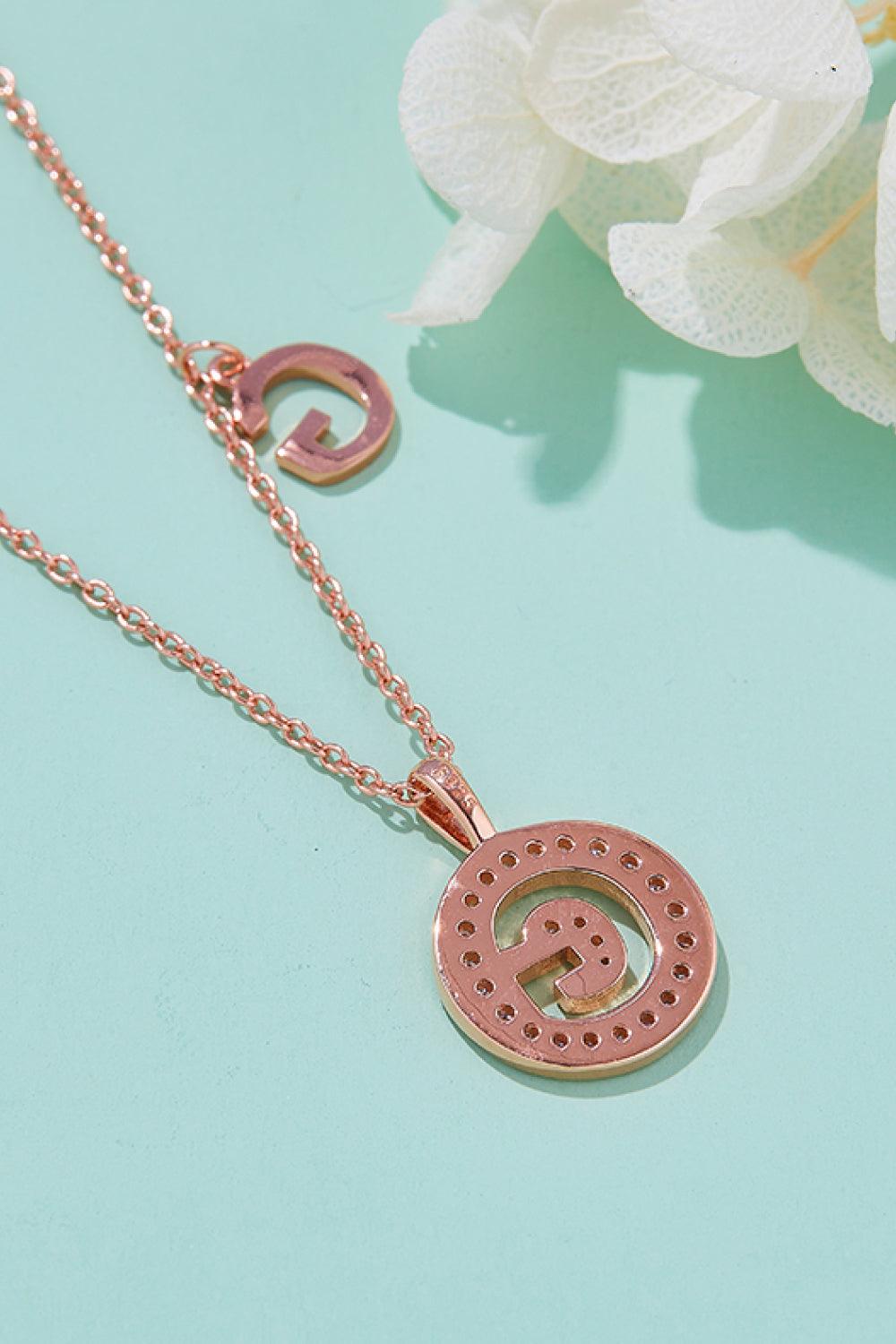 Moissanite A to J Pendant Necklace Carauana Store
