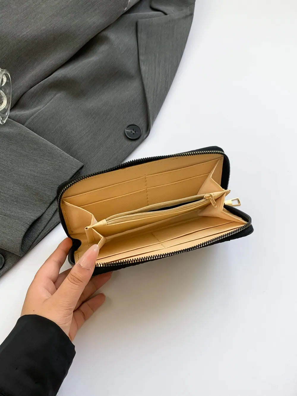 PU Leather Solid Color Wallet Carauana Store
