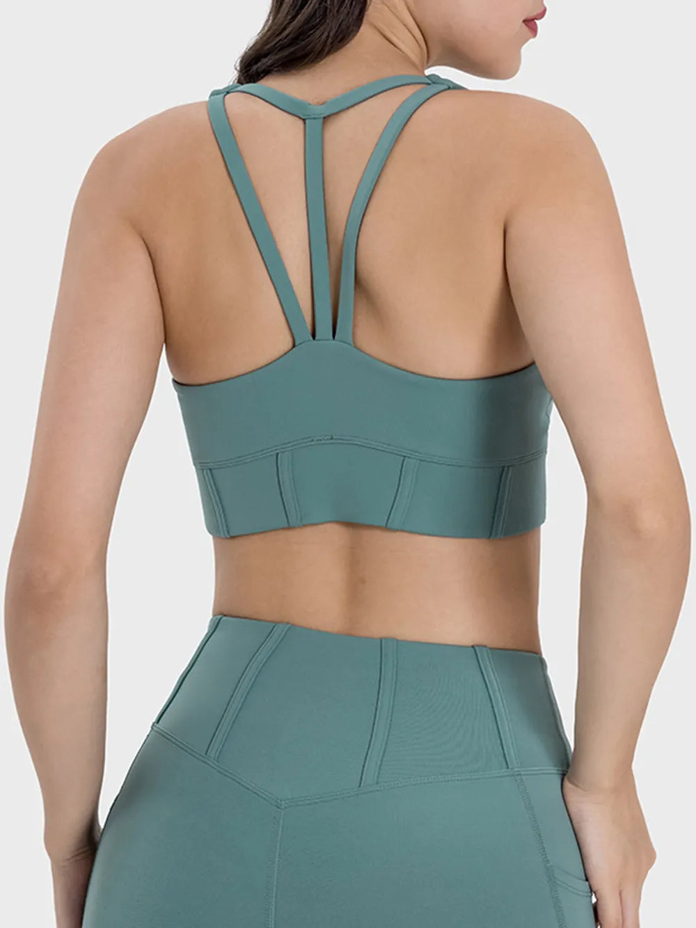 Millennia Square Neck Wide Strap Active Tank Carauana Store