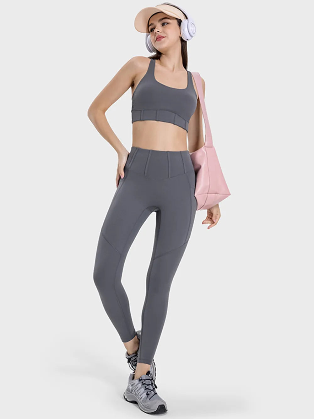 Millennia Square Neck Wide Strap Active Tank Carauana Store