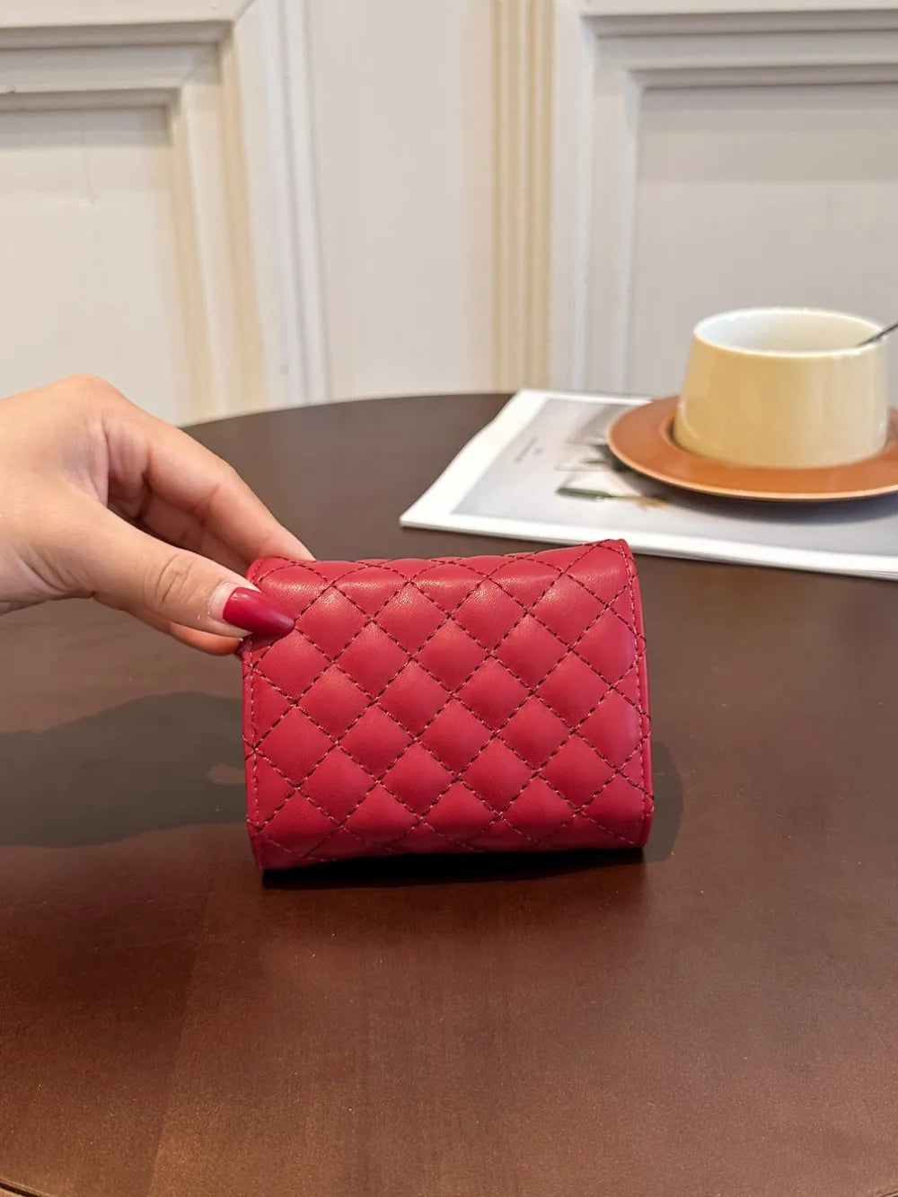 PU Leather Solid Color Wallet Carauana Store