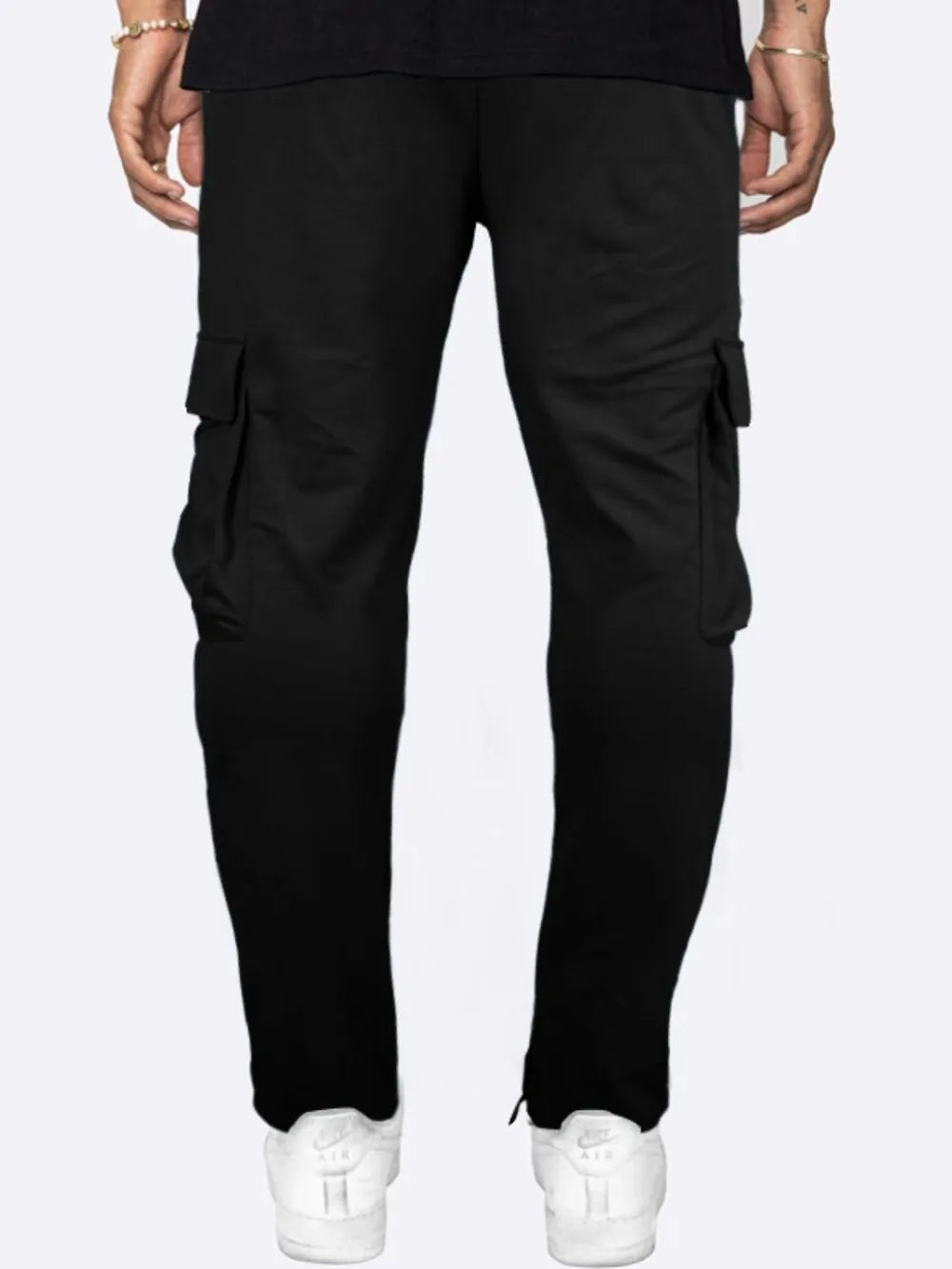 Men's Plus Size Solid Cargo Pants