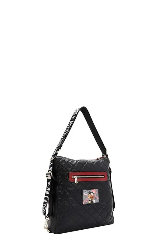 Nicole Lee USA Convertible Adjustable Strap Backpack Bag Carauana Store