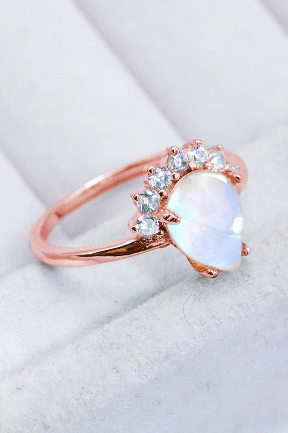 925 Sterling Silver Moonstone Ring Carauana Store