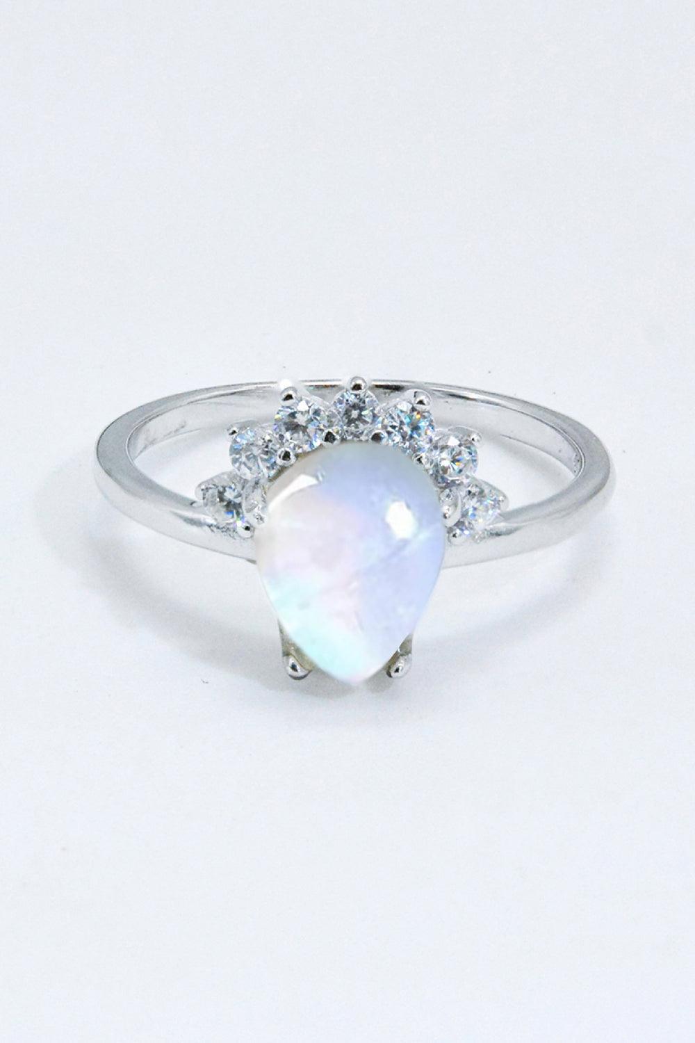 925 Sterling Silver Moonstone Ring Carauana Store