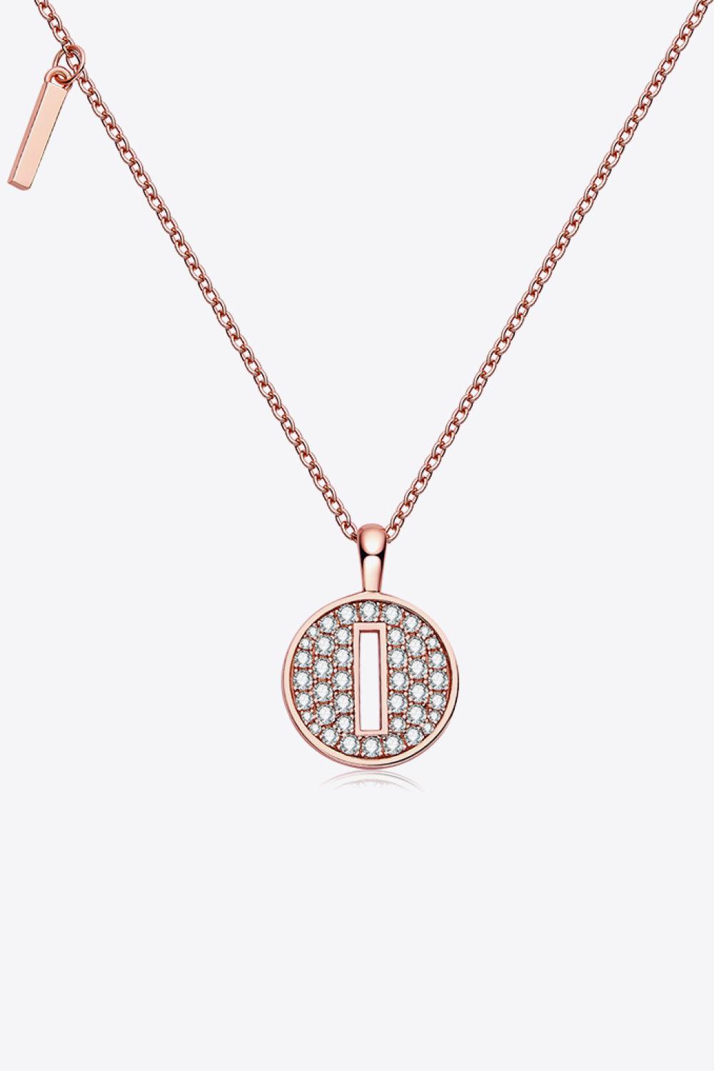 Moissanite A to J Pendant Necklace Carauana Store