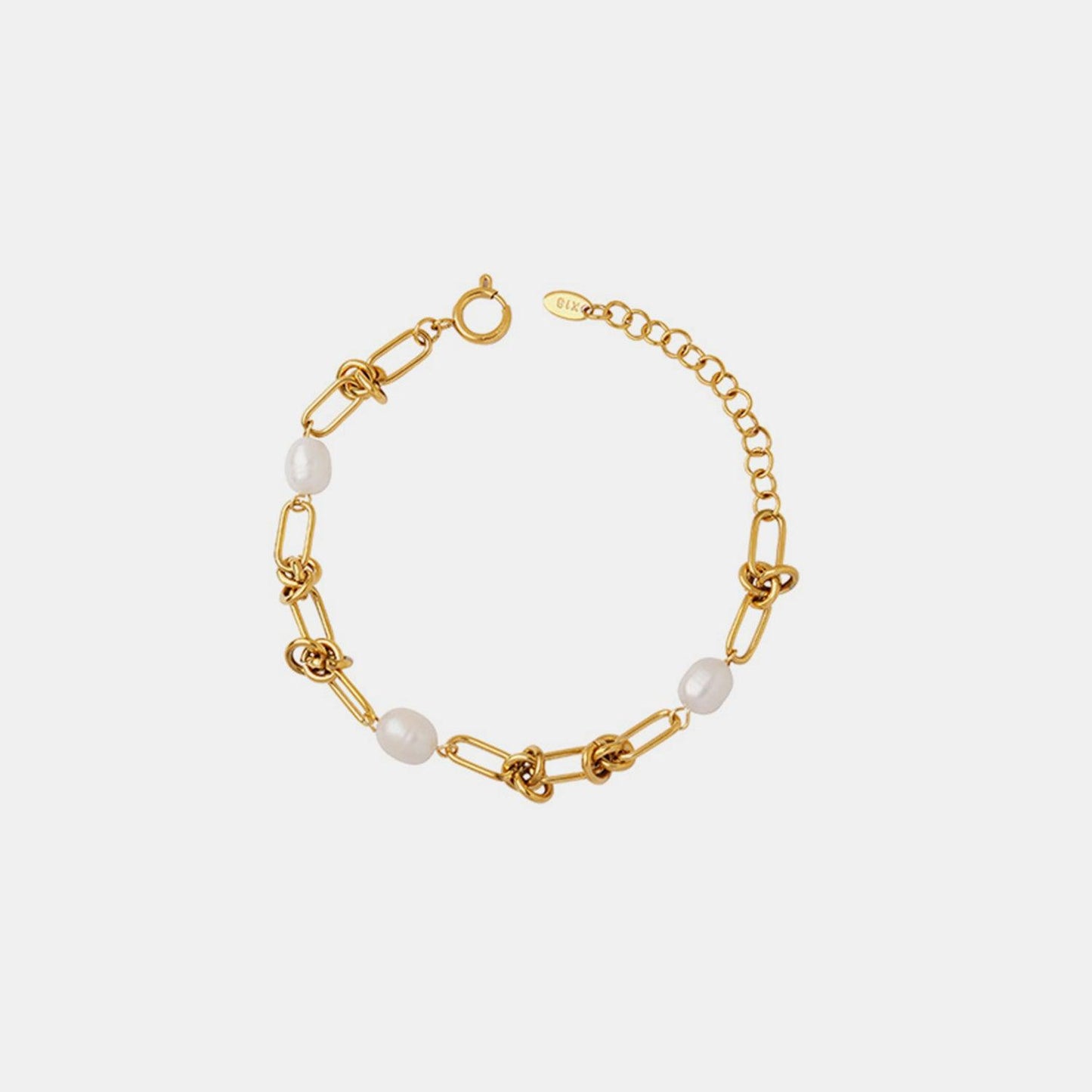 Freshwater Pearl Titanium Steel Bracelet Carauana Store