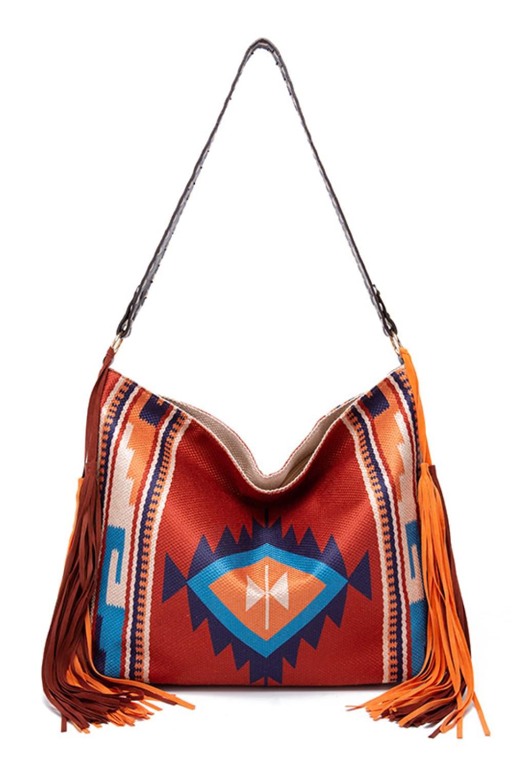 Geometric Canvas Tote Bag Carauana Store