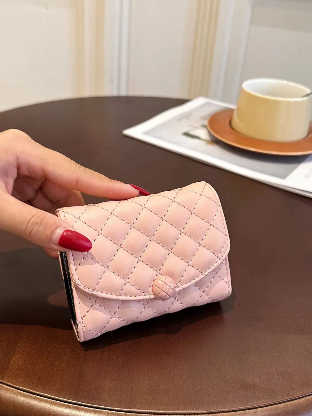 PU Leather Solid Color Wallet Carauana Store