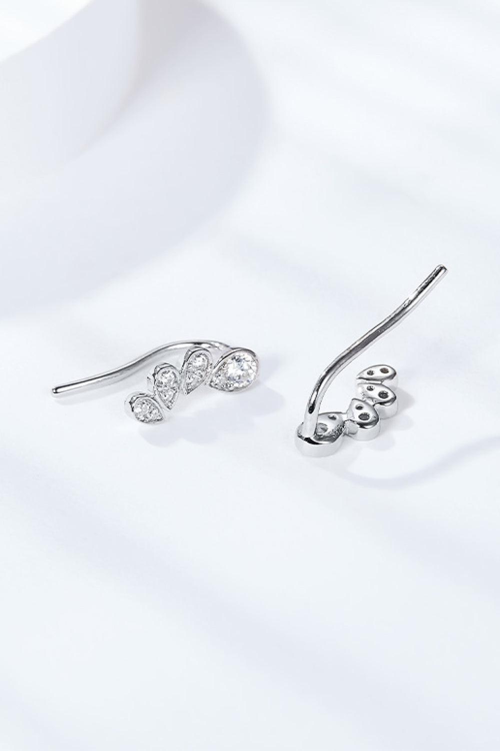 Pear Shape Moissanite Earrings Carauana Store