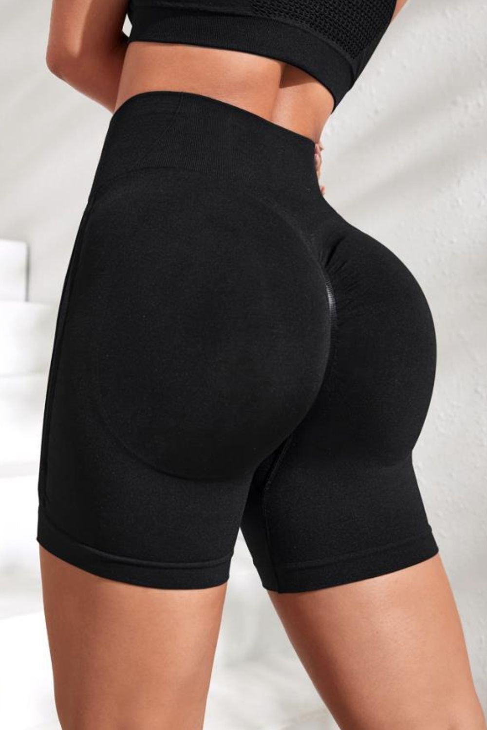 Slim Fit High Waistband Active Shorts Carauana Store