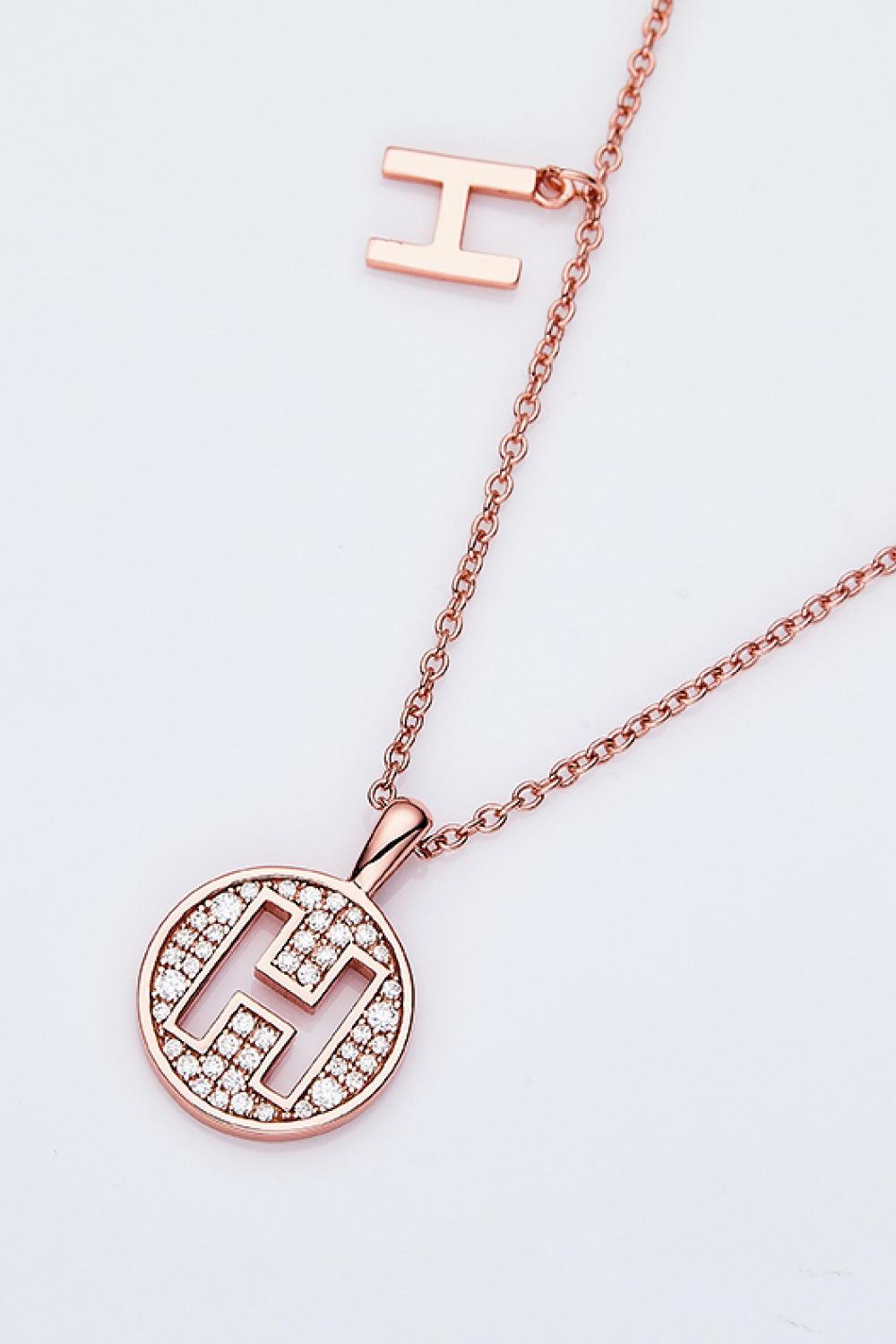 Moissanite A to J Pendant Necklace Carauana Store