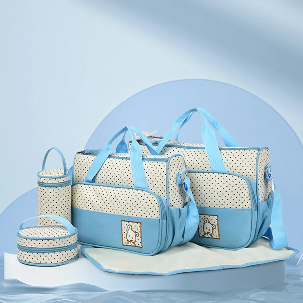 Oxford Cloth Contrast 4 Piece Bag Set Carauana Store