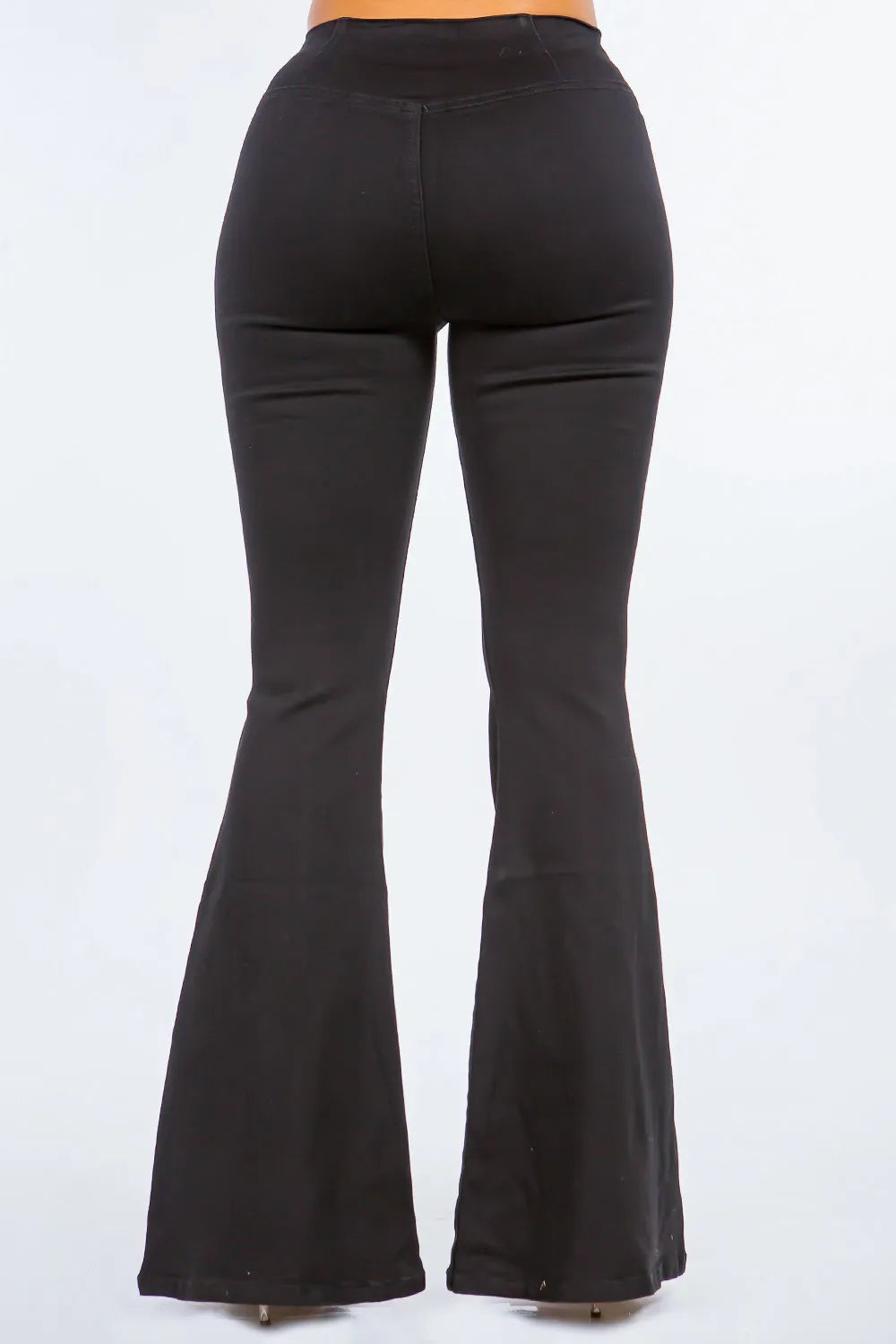 American Bazi High Waist Pull On Flare Jeans Carauana Store