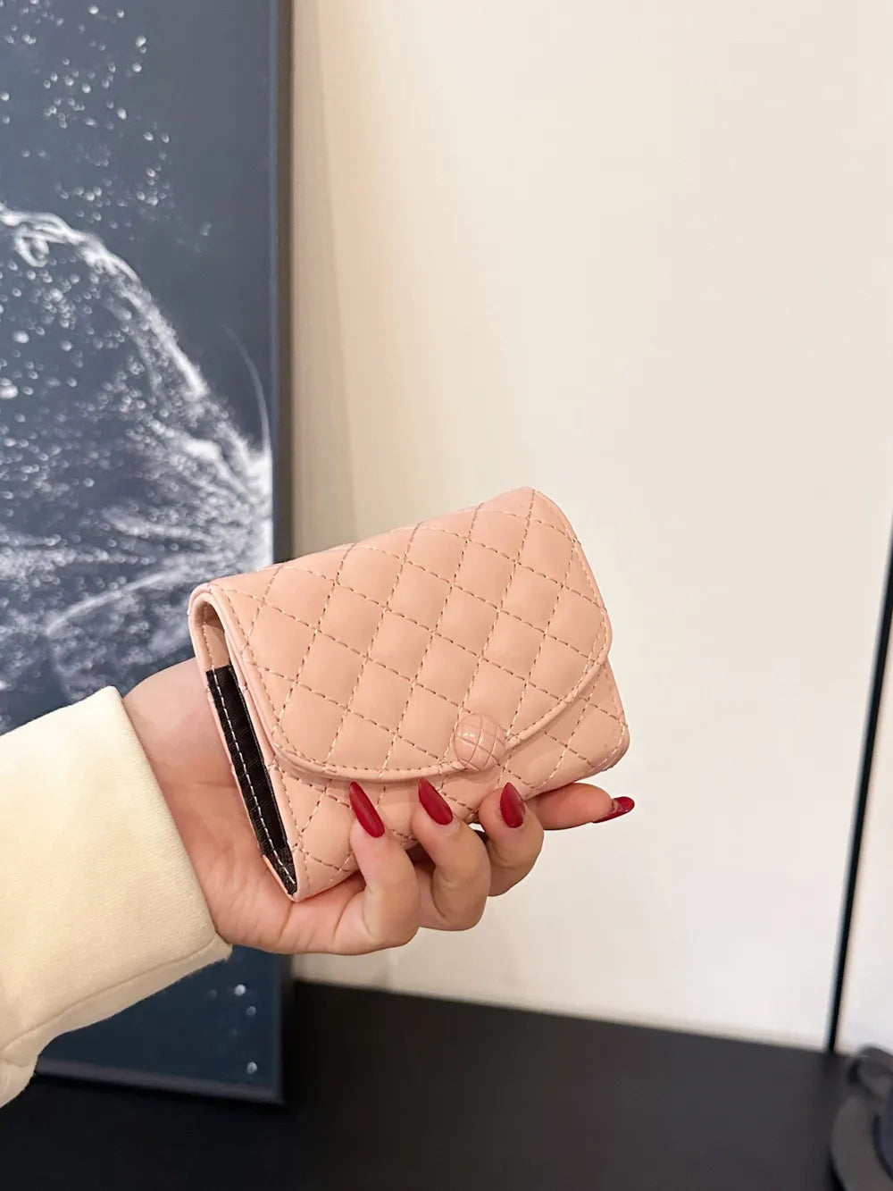 PU Leather Solid Color Wallet Carauana Store