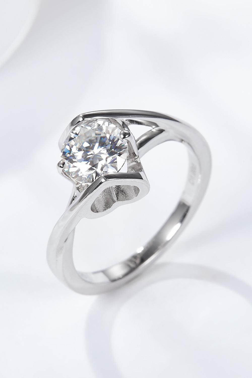 Get What You Need 1 Carat Moissanite Ring Carauana Store