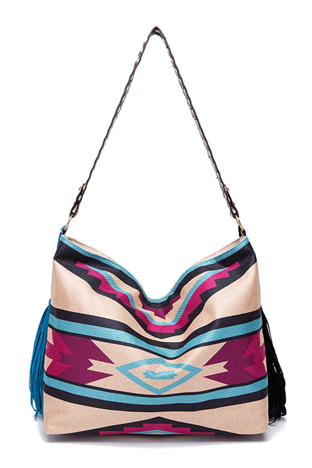 Geometric Canvas Tote Bag Carauana Store