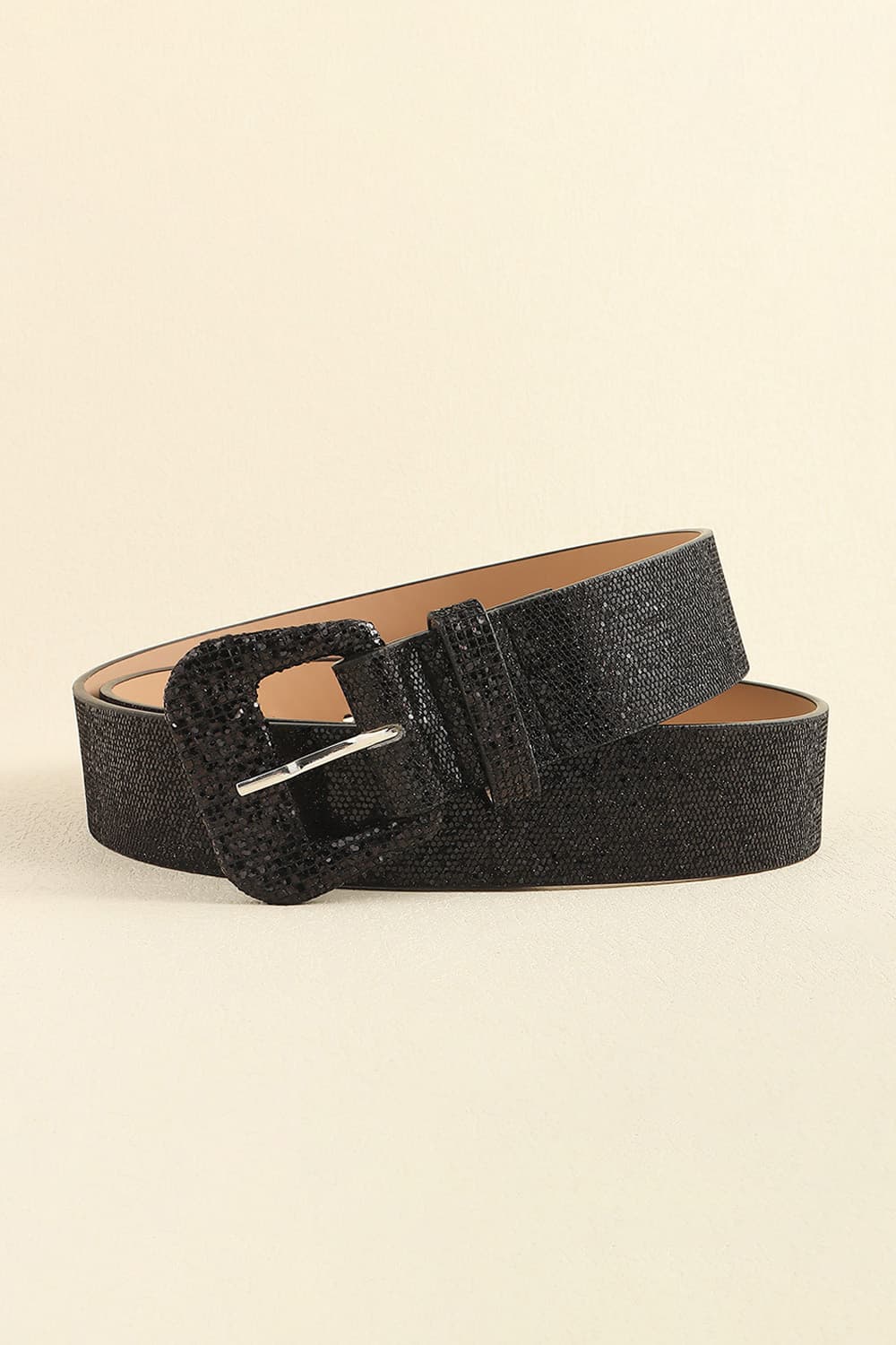 Glitter PU Leather Belt Carauana Store