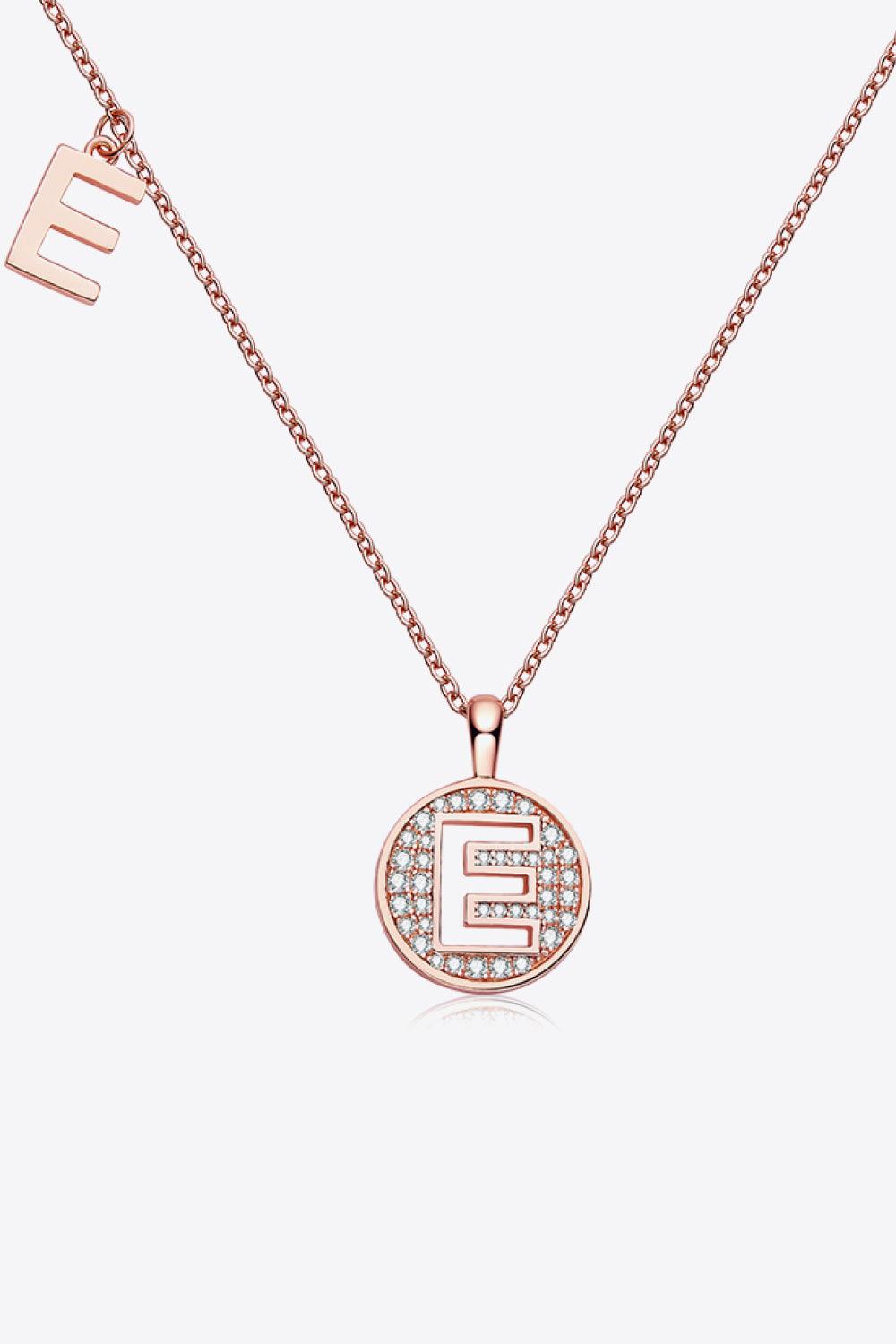 Moissanite A to J Pendant Necklace Carauana Store