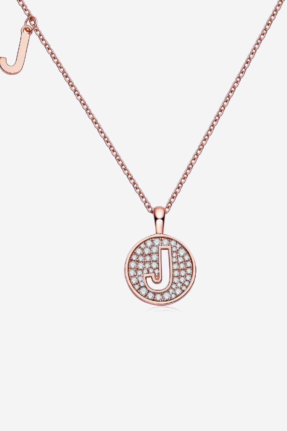 Moissanite A to J Pendant Necklace Carauana Store