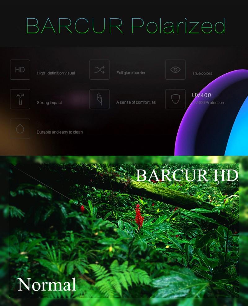 BARCUR Polarized Sunglasses UV400 Carauana Store