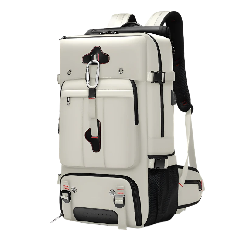 Backpack Waterproof Camping Hiking |Travel Backpack - Beige-Lux
