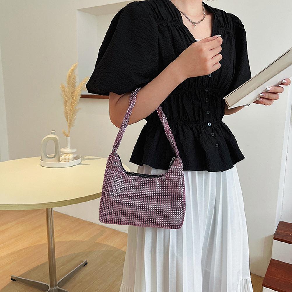 Elegant Rhinestone Clutch Purses Women Evening Wedding Party Carauana Store