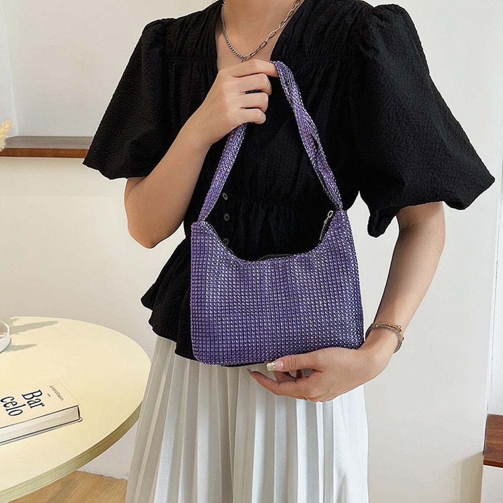 Elegant Rhinestone Clutch Purses Women Evening Wedding Party Carauana Store