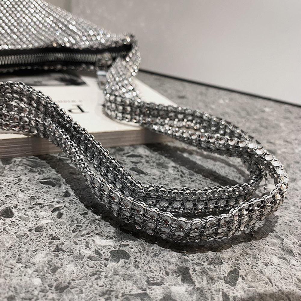 Elegant Rhinestone Clutch Purses Women Evening Wedding Party Carauana Store