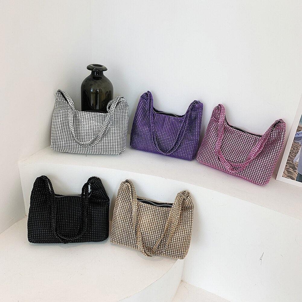 Elegant Rhinestone Clutch Purses Women Evening Wedding Party Carauana Store