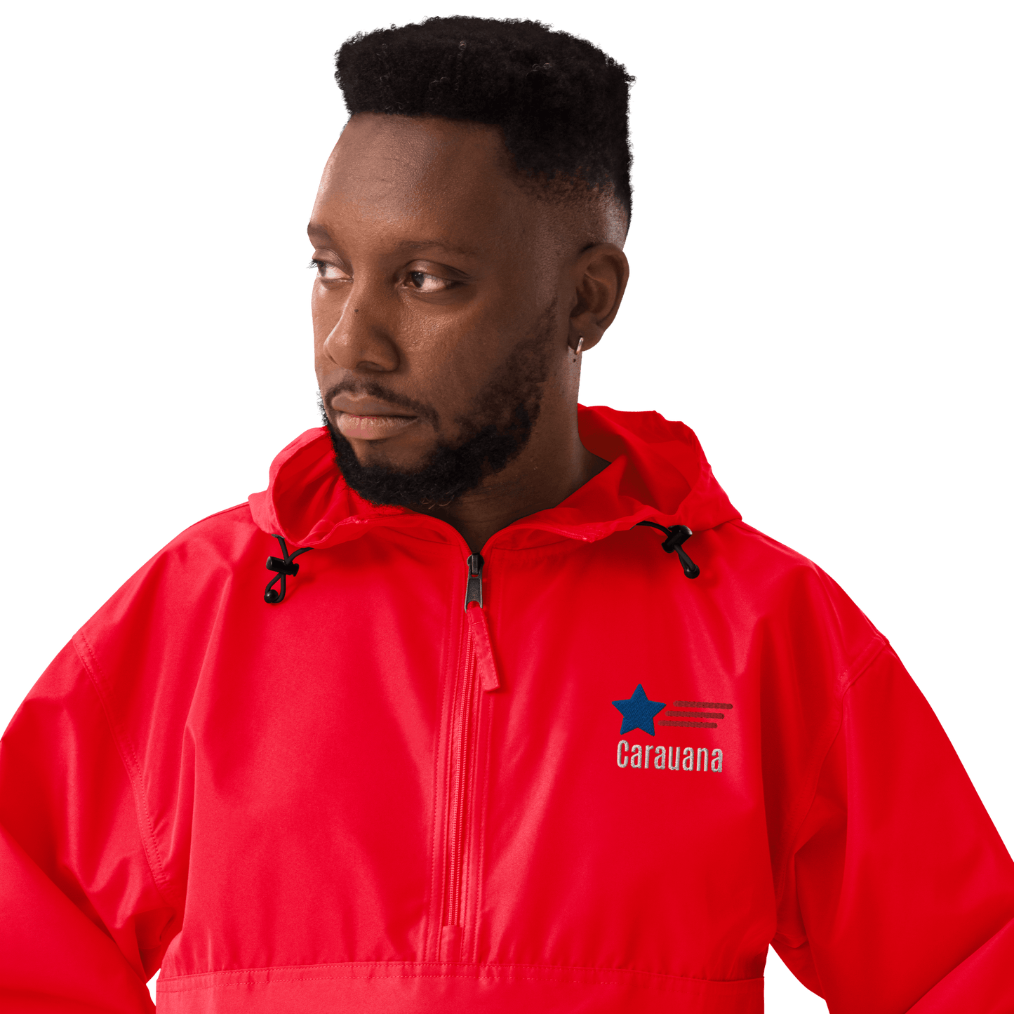 Embroidered Champion Packable Jacket Carauana Store