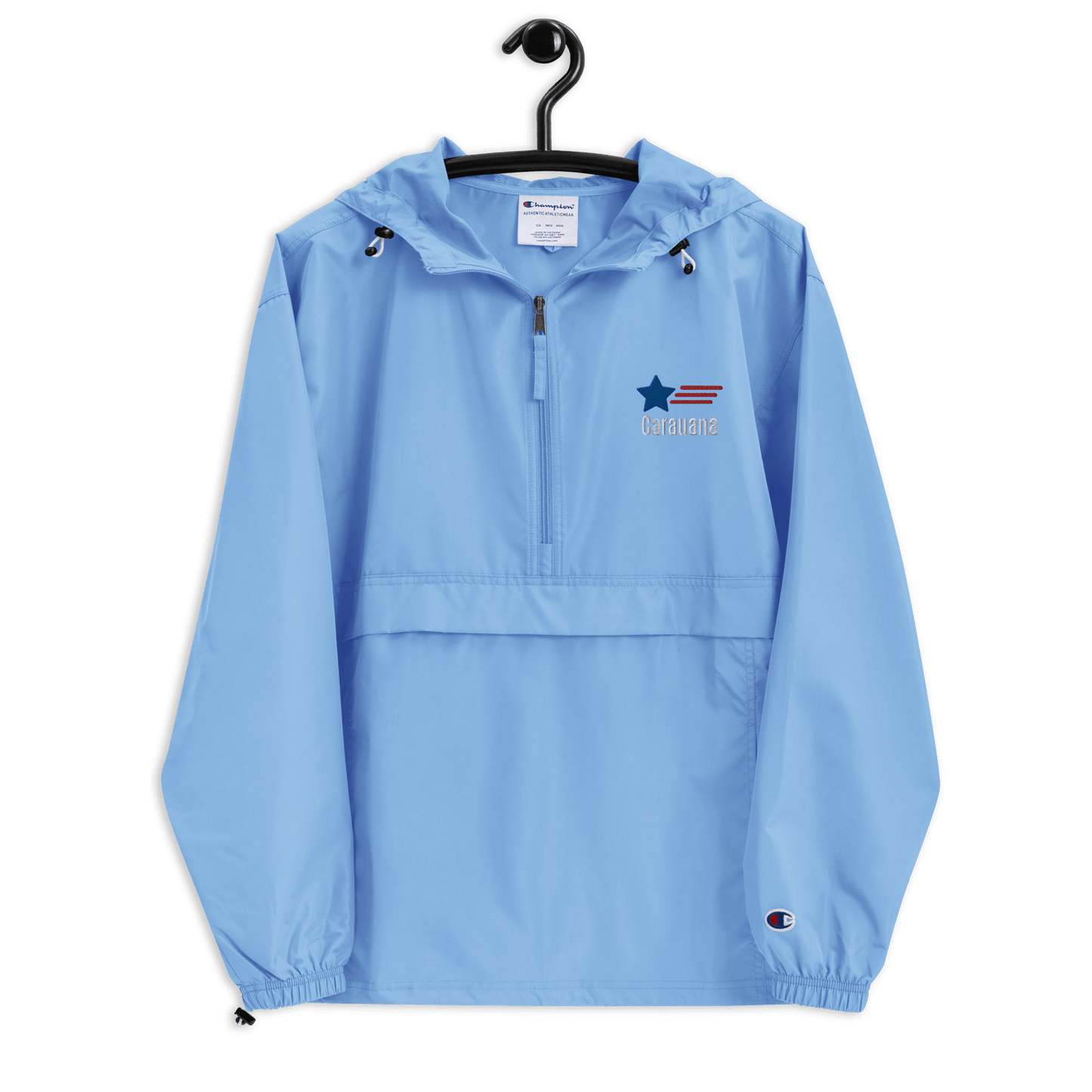 Embroidered Champion Packable Jacket Carauana Store