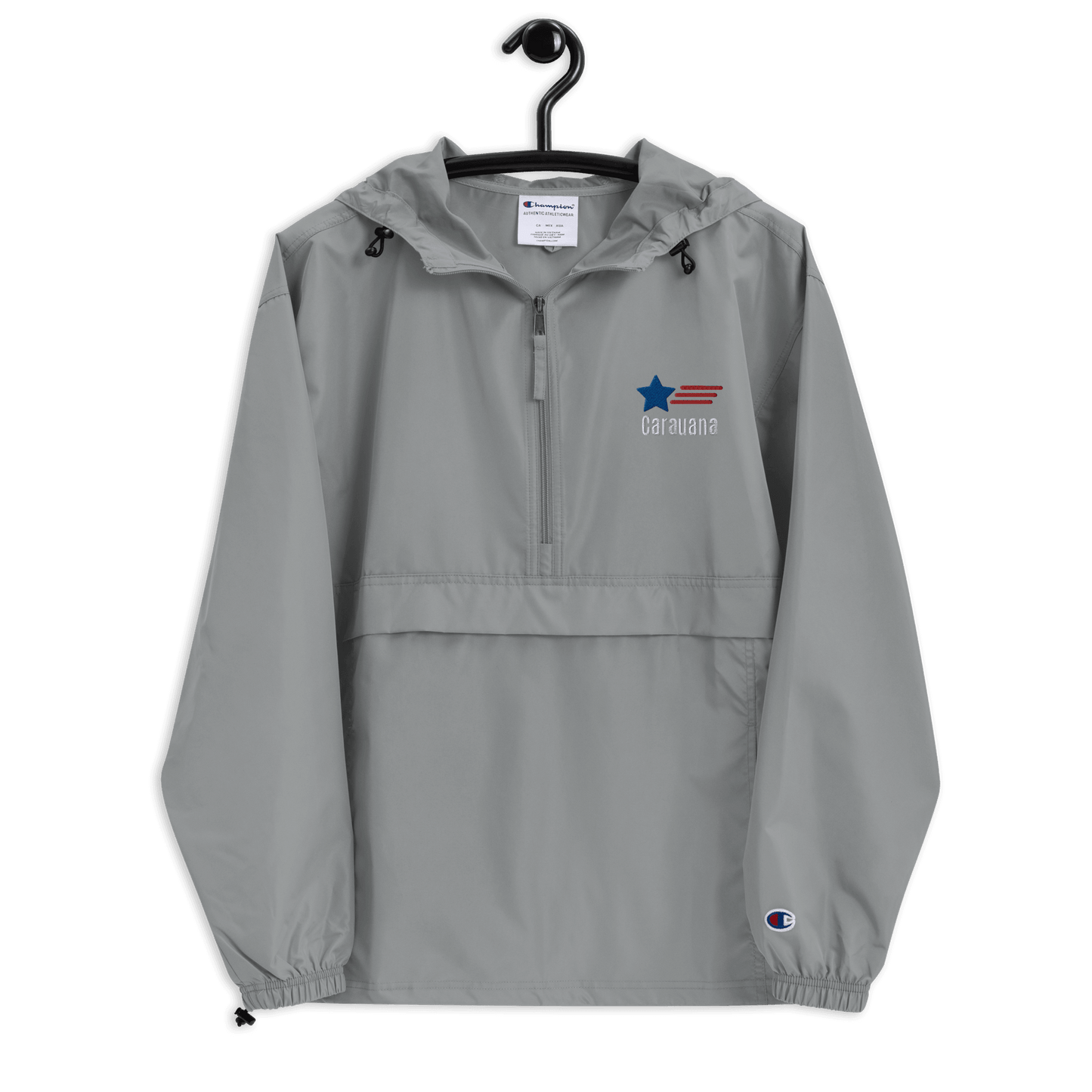 Embroidered Champion Packable Jacket Carauana Store