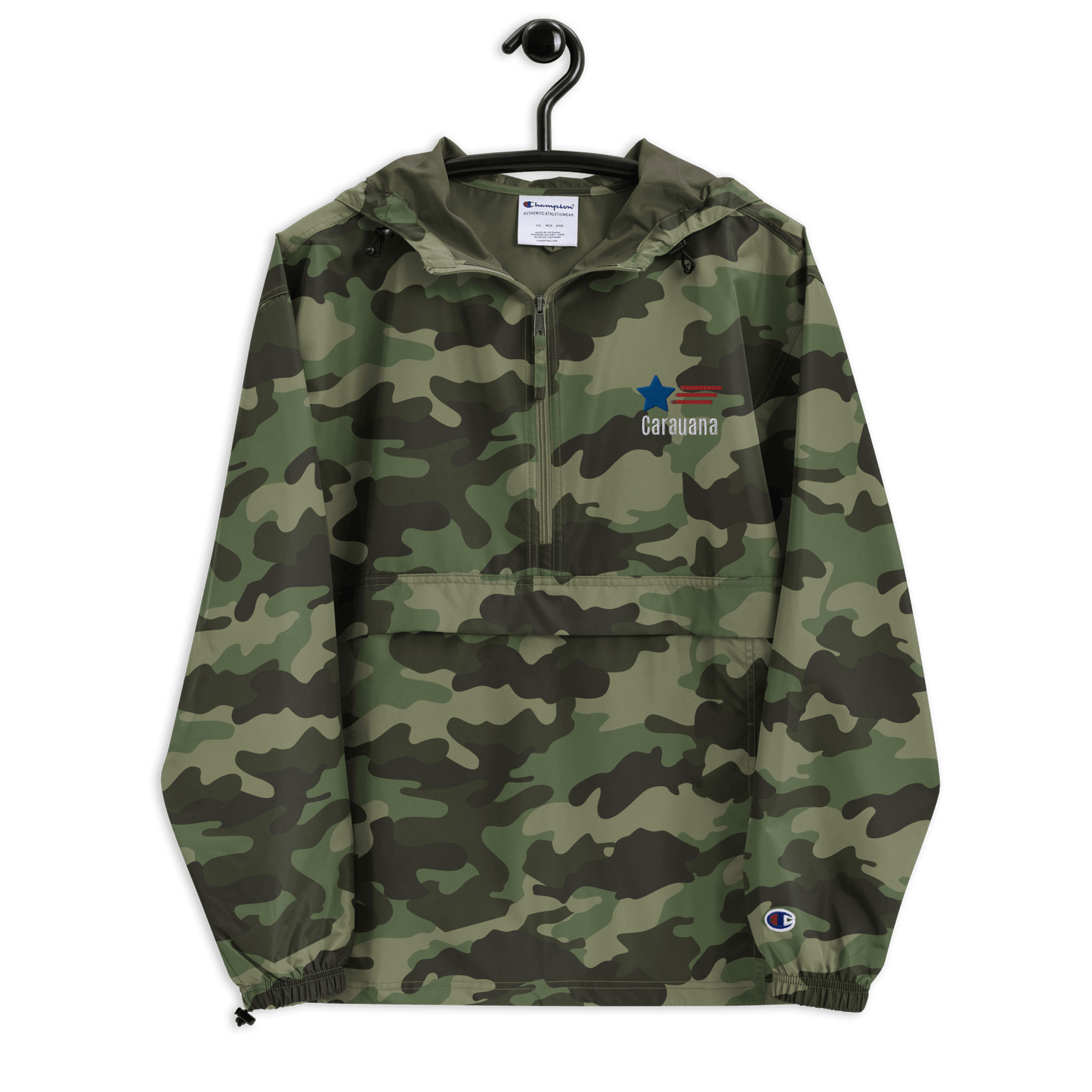 Embroidered Champion Packable Jacket Carauana Store