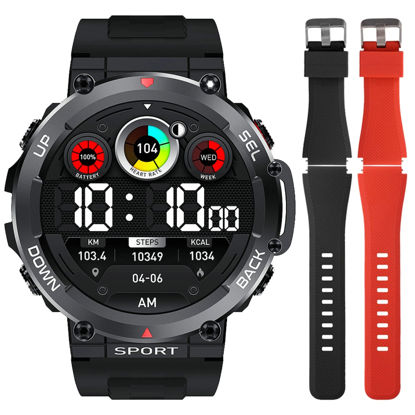 LEMFO Music Smartwatch Bluetooth Call sports NFC|Your Ultimate Health and Fitness Companion Carauana Store