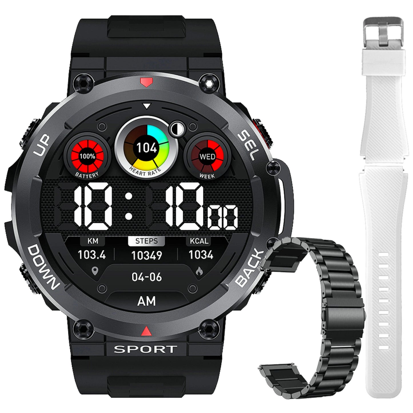 LEMFO Music Smartwatch Bluetooth Call sports NFC|Your Ultimate Health and Fitness Companion Carauana Store