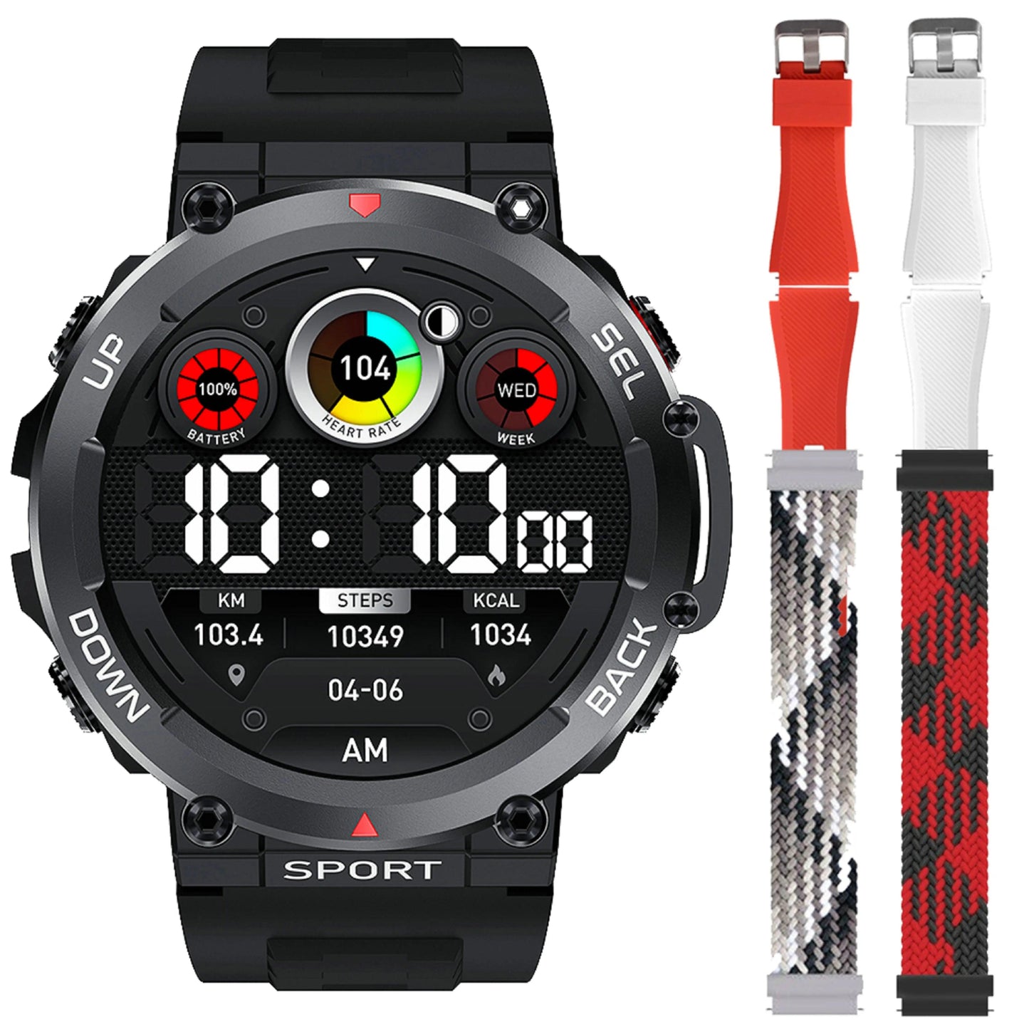 LEMFO Music Smartwatch Bluetooth Call sports NFC|Your Ultimate Health and Fitness Companion Carauana Store