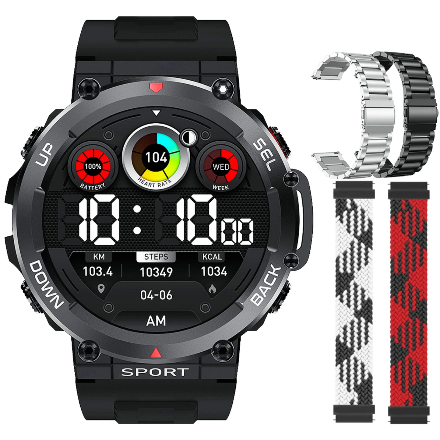 LEMFO Music Smartwatch Bluetooth Call sports NFC|Your Ultimate Health and Fitness Companion Carauana Store
