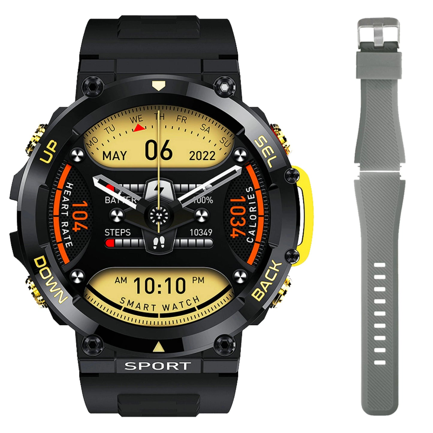 LEMFO Music Smartwatch Bluetooth Call sports NFC|Your Ultimate Health and Fitness Companion Carauana Store