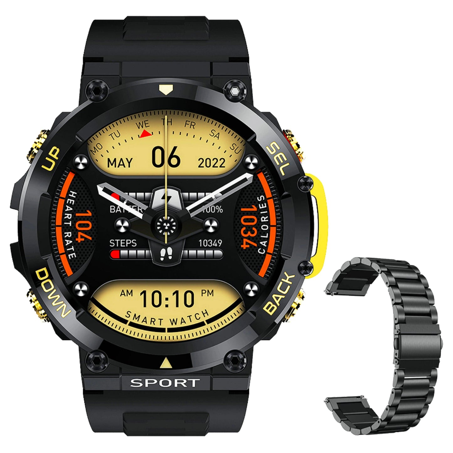 LEMFO Music Smartwatch Bluetooth Call sports NFC|Your Ultimate Health and Fitness Companion Carauana Store