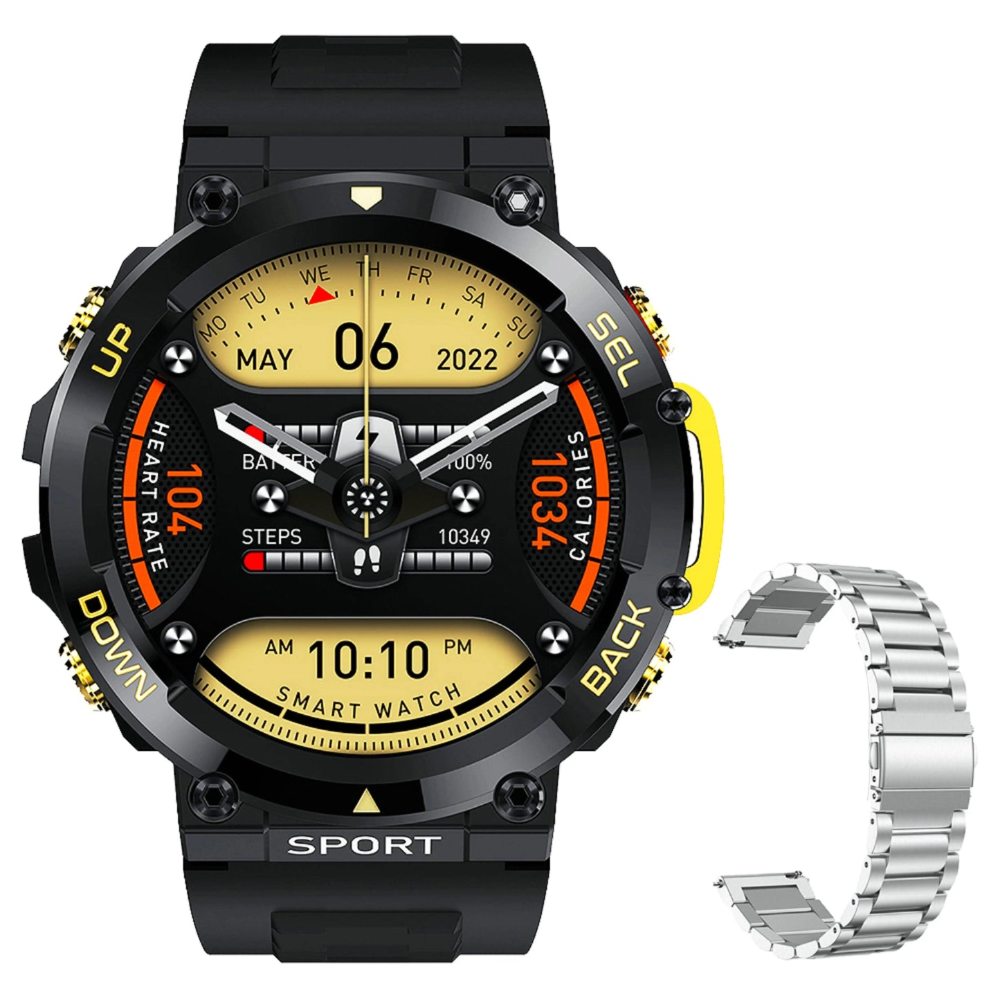 LEMFO Music Smartwatch Bluetooth Call sports NFC|Your Ultimate Health and Fitness Companion Carauana Store