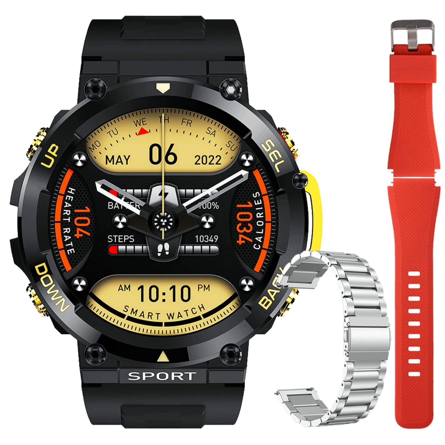 LEMFO Music Smartwatch Bluetooth Call sports NFC|Your Ultimate Health and Fitness Companion Carauana Store