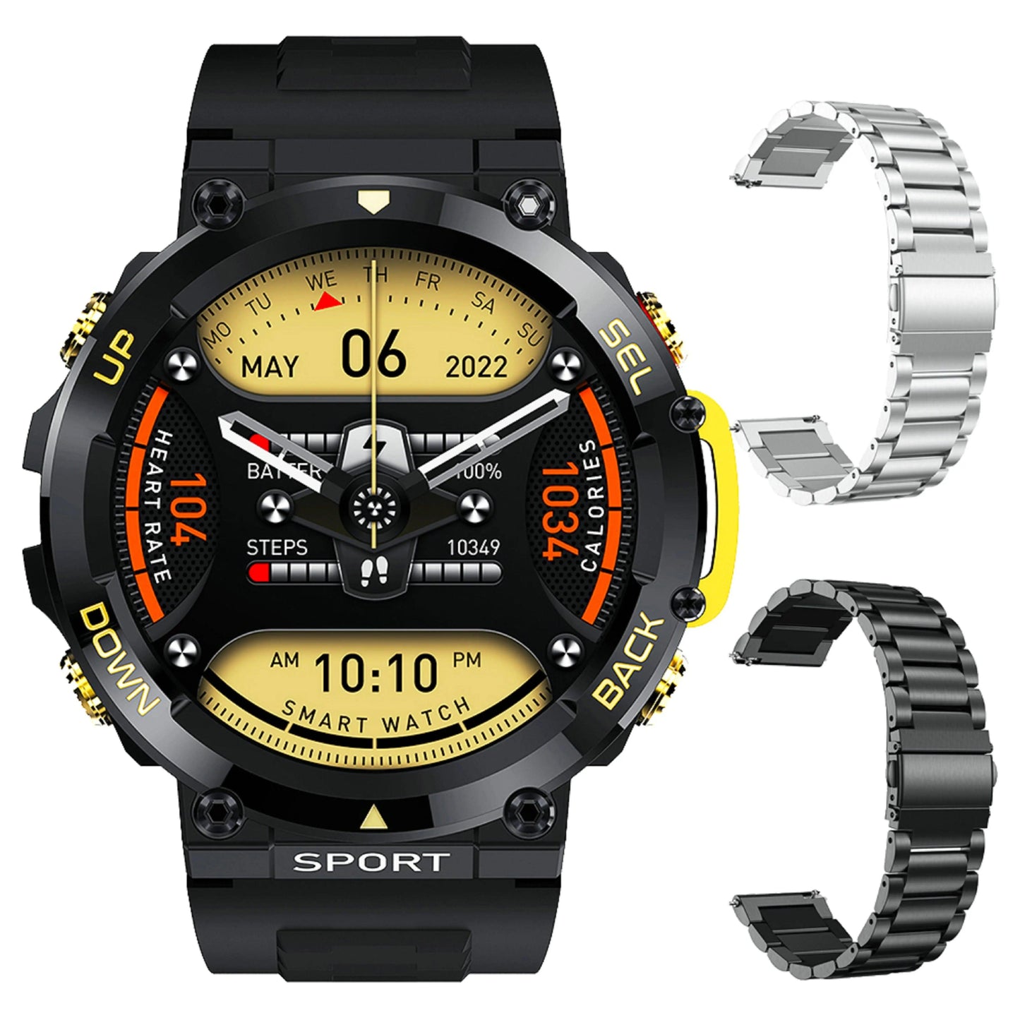 LEMFO Music Smartwatch Bluetooth Call sports NFC|Your Ultimate Health and Fitness Companion Carauana Store