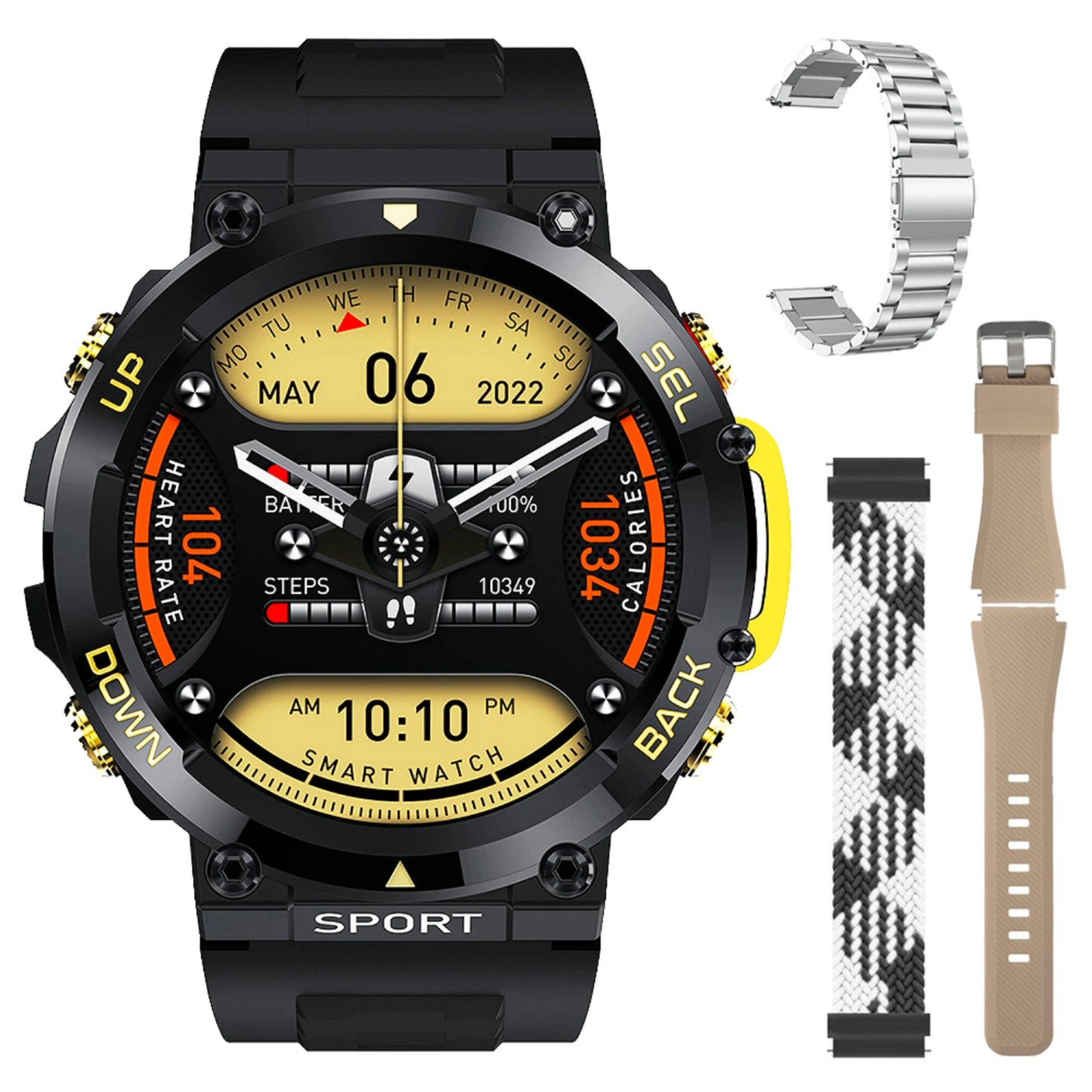 LEMFO Music Smartwatch Bluetooth Call sports NFC|Your Ultimate Health and Fitness Companion Carauana Store