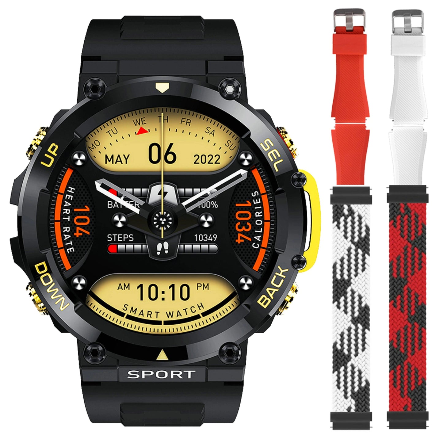 LEMFO Music Smartwatch Bluetooth Call sports NFC|Your Ultimate Health and Fitness Companion Carauana Store