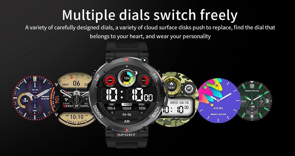 LEMFO Music Smartwatch Bluetooth Call sports NFC|Your Ultimate Health and Fitness Companion Carauana Store